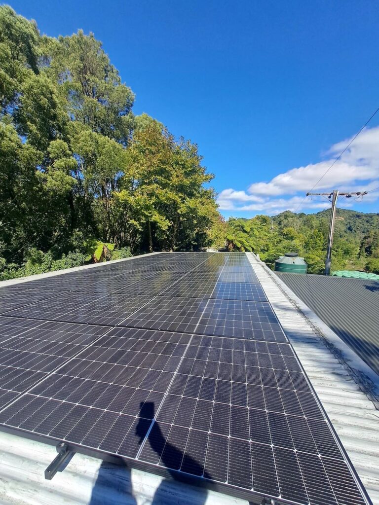 10kW dairy-shed solar panel system NZ