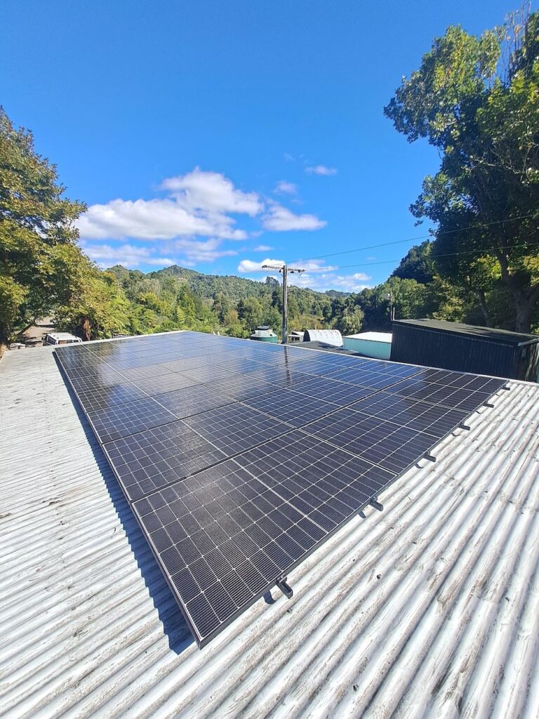 10kW dairy-shed solar panel system NZ