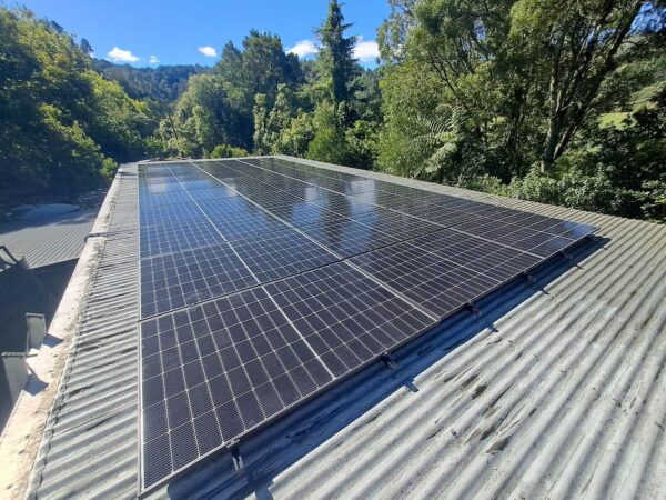 10kW dairy-shed solar panel system NZ